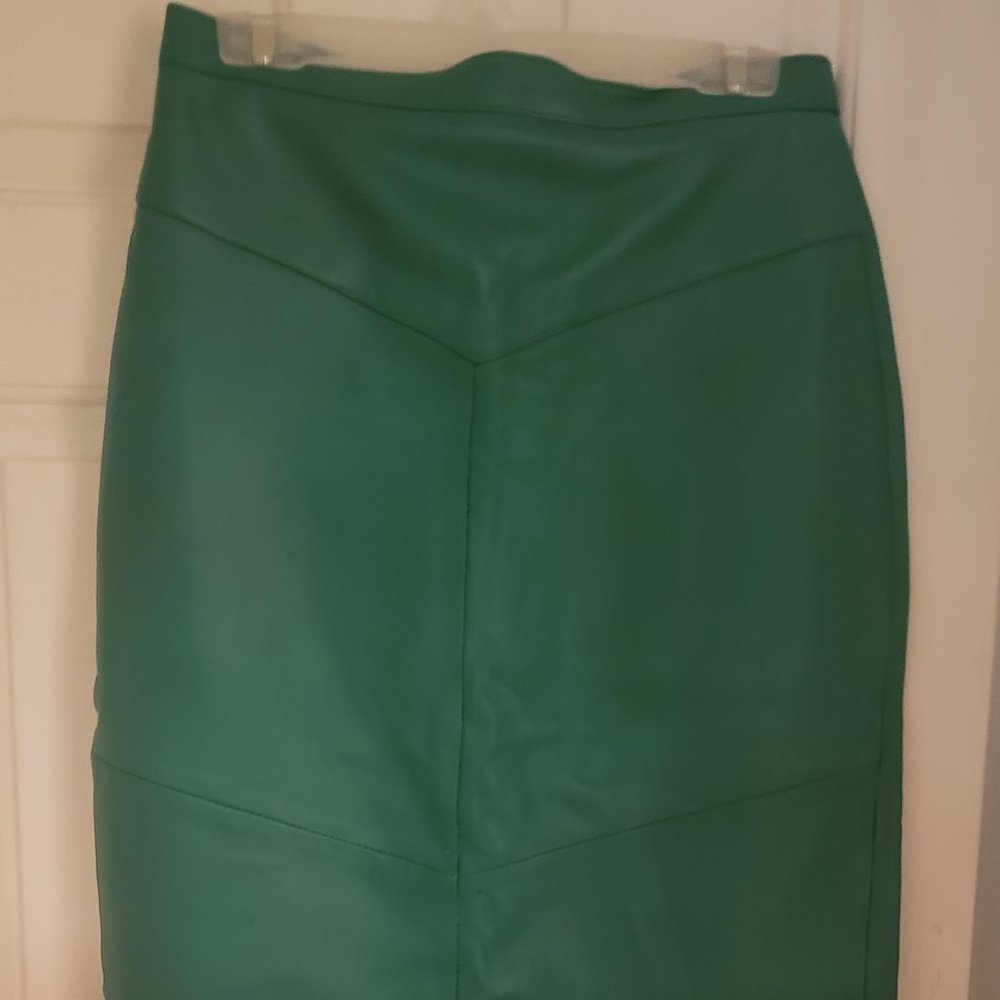 Genuine Leather Skirt